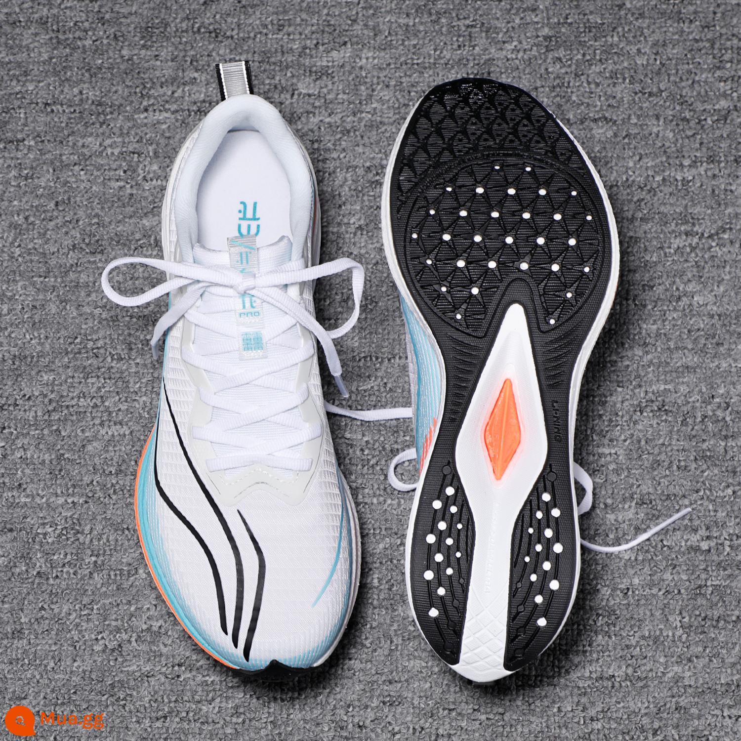 Giày chạy bộ mùa thu đông Li Ning Chitu 6pro Giày nam chống sốc thế hệ thứ 6 Giày thoáng khí Giày chạy bộ sáu giày thể thao nam - Adrenalin