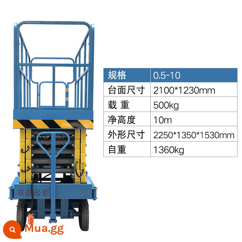 Giá nhà máy bán trực tiếp Bán hàng cao cấp Mobile Cao đẳng vận hành xe nâng - Tải trọng nâng là 500kg và chiều cao nâng là 10m.