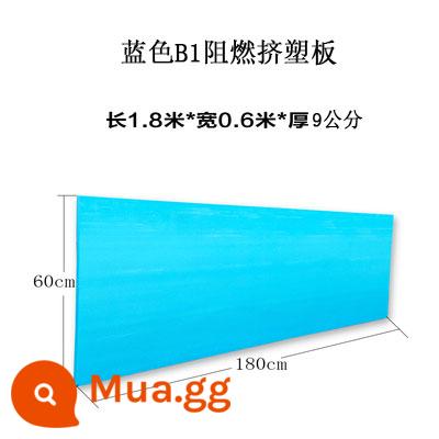 Tấm xốp ép đùn chống cháy mật độ cao XPS loại B1 cứng 3 cm sưởi ấm sàn xe bên trong và bên ngoài tường cách nhiệt mái nhà và chống thấm nước - Tấm chống cháy 180*60*9cm dày khoảng 8.8