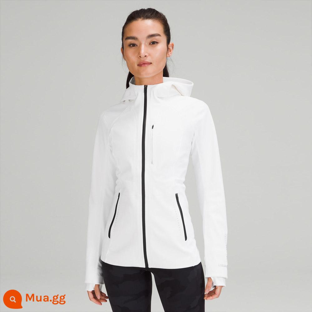 Áo khoác thể thao nữ Cross Chill丨lululemon丨LW4BOHS - Trắng