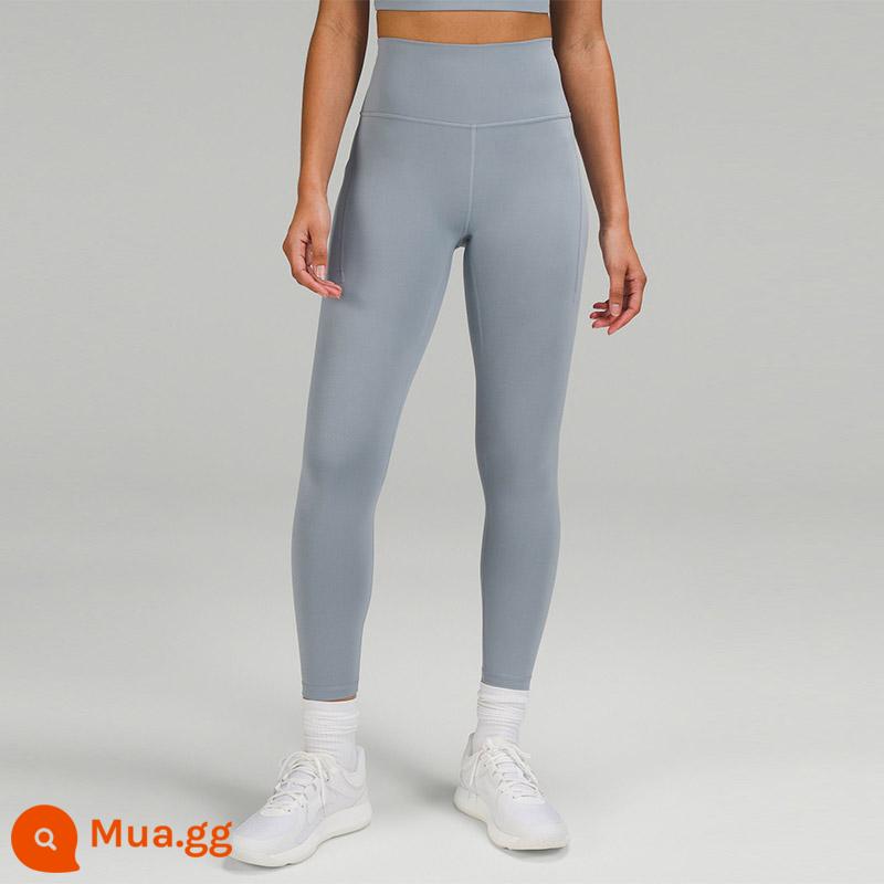 Quần bó nữ Wunder Train 24"*Phong cách bỏ túi Nhanh khô và thoáng khí丨lululemon丨LW5EZGA - Màu xanh denim