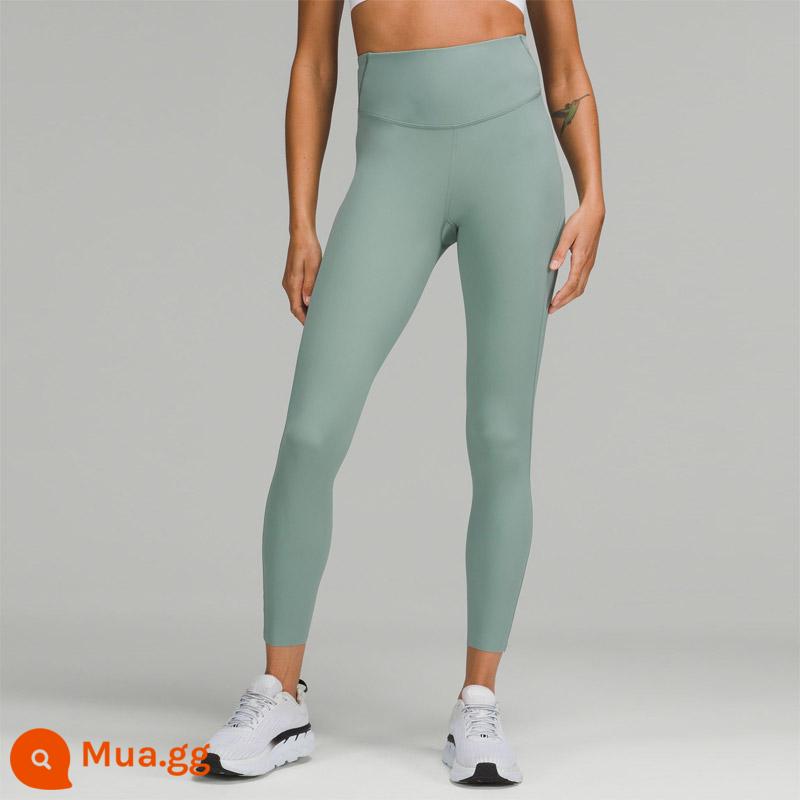 Quần legging cạp cao thể thao Base Pace dành cho nữ 25"丨lululemon丨LW5DKHS - Đậu Xanh Sương Mù