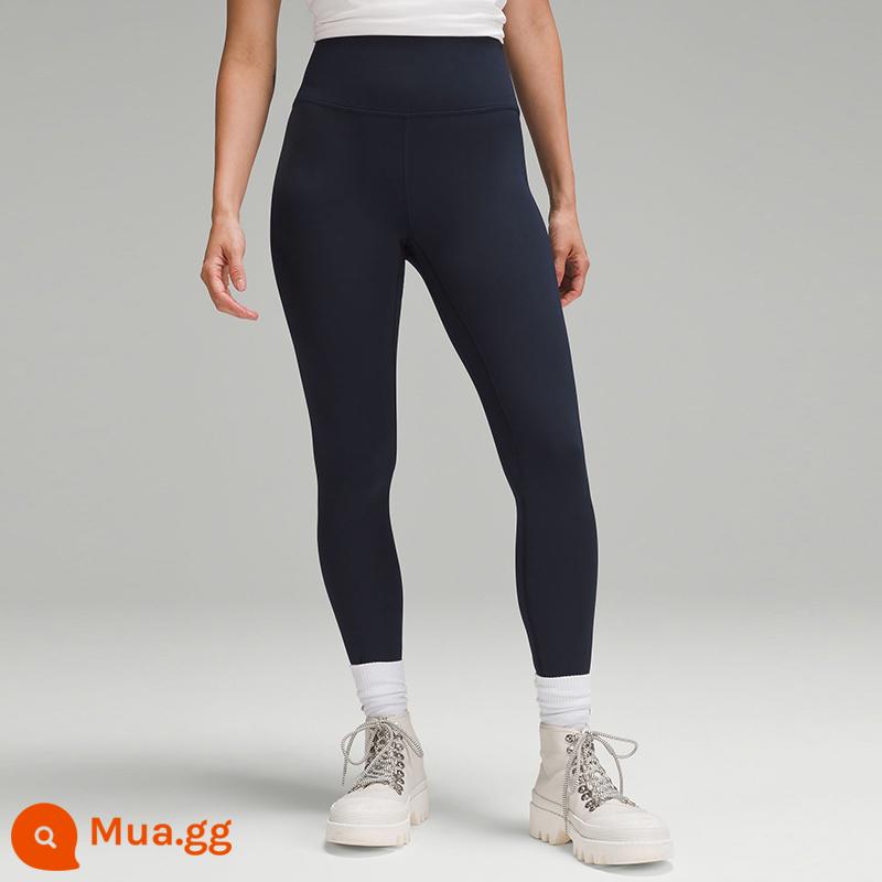 Quần legging thể thao cạp cao bằng lông cừu dành cho nữ Quần thể thao 26"丨lululemon丨LW5FHRA - xanh hải quân