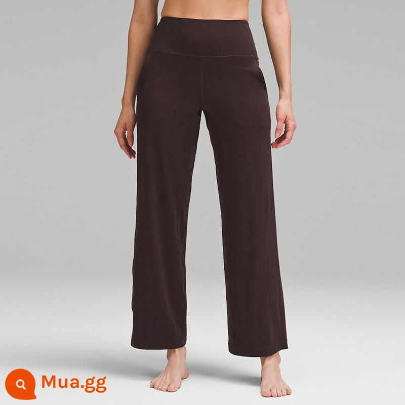 Quần ống rộng cạp cao thể thao Align™ dành cho nữ 28" Màu khỏa thân丨lululemon丨LW5ETMA - cà phê espresso