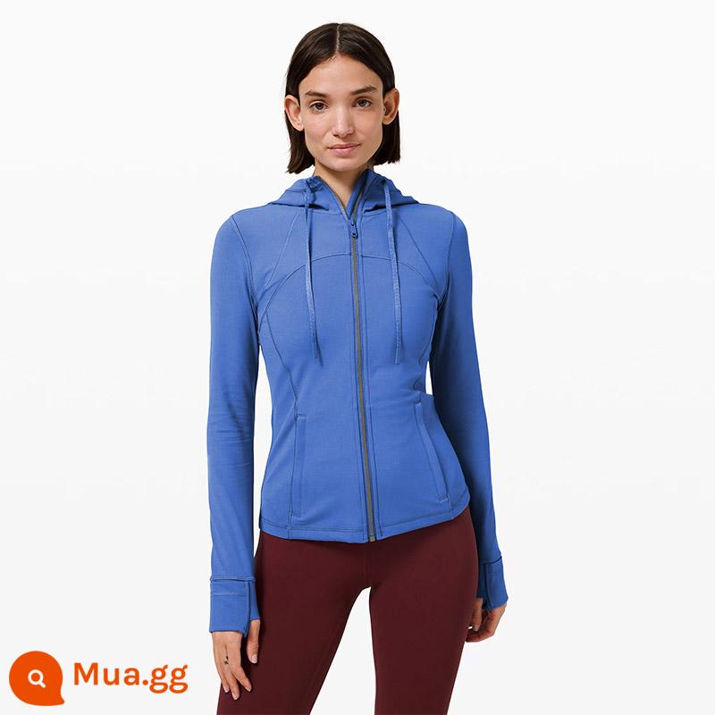 Xác định áo khoác thể thao có mũ trùm đầu dành cho nữ *Nulu Slim Fit Classic丨lululemon LW4BPES - cây xanh hoang dã