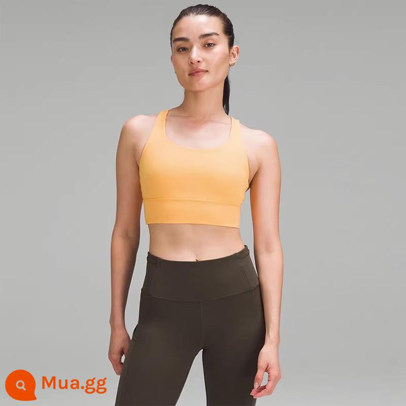 Áo ngực thể thao dài dành cho nữ Energy™丨lululemon丨LW2DGAA - màu xoài