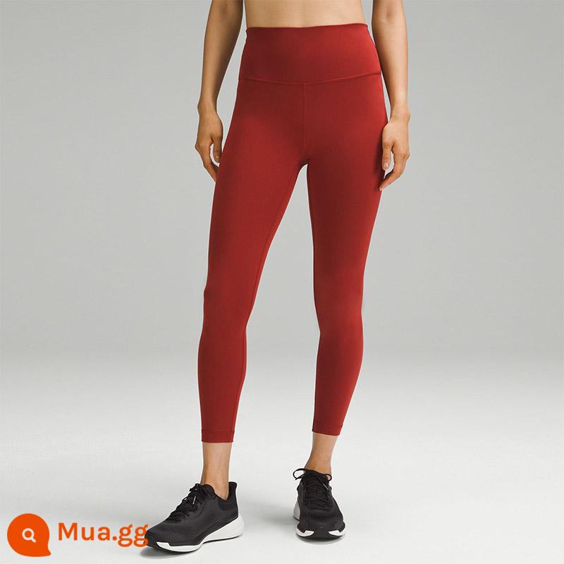 Quần cạp cao thể thao nữ Wunder Train 24"丨lululemon丨LW5CUDA - Quả cam