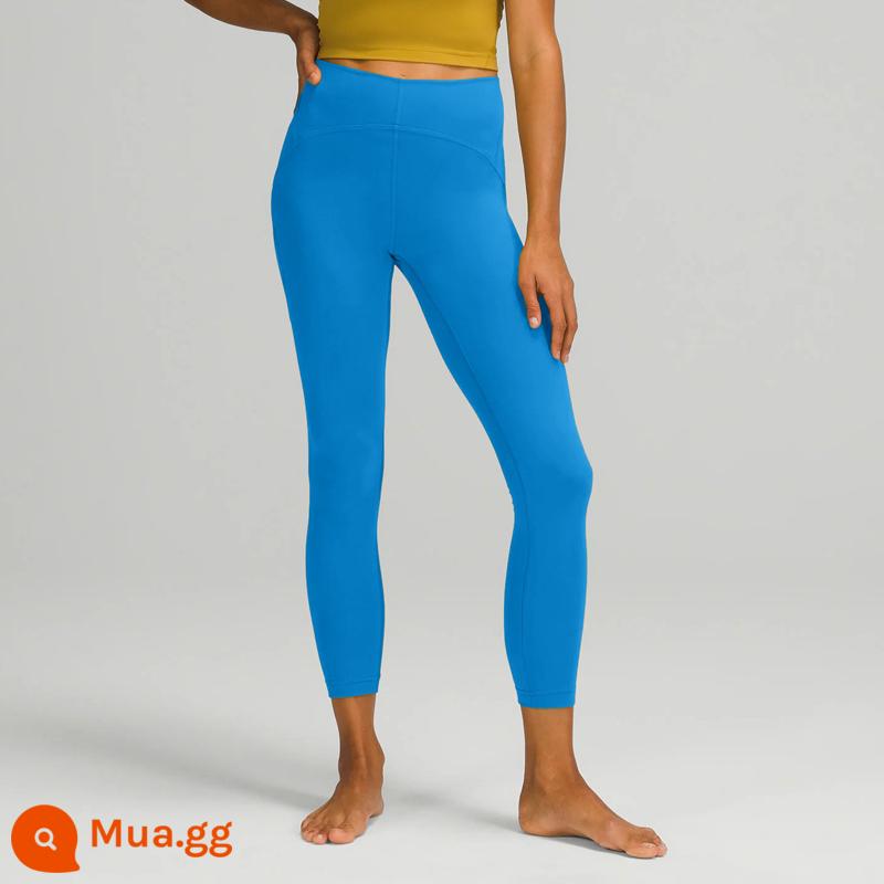 Quần legging thể thao lưng cao Instill dành cho nữ 25"丨lululemon丨LW5DWPS - Bể bơi màu xanh