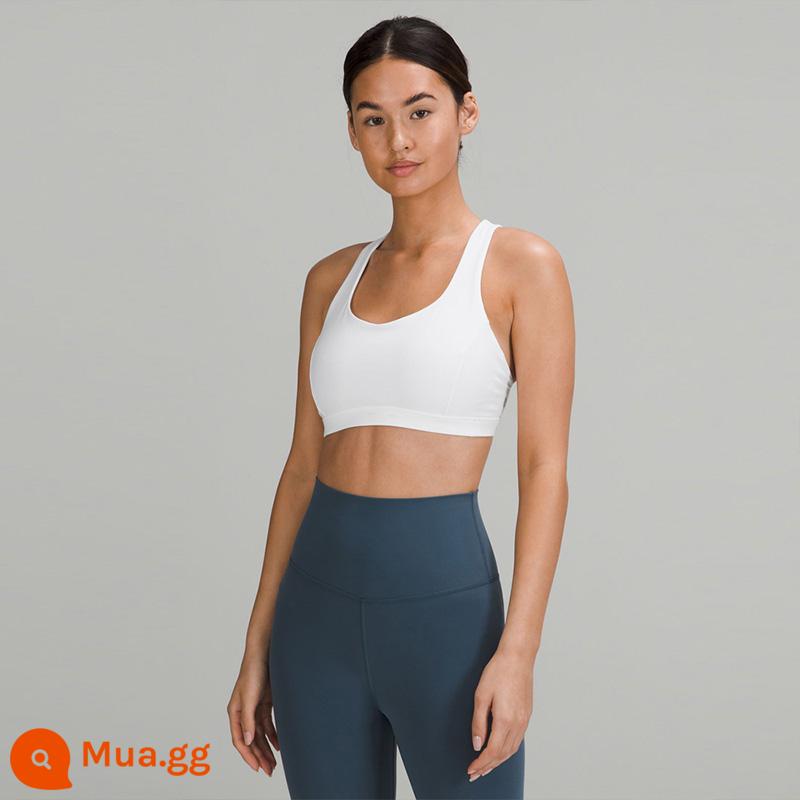 Áo ngực thể thao dành cho nữ Free to Be Serene丨lululemon丨LW2DG2A - Trắng