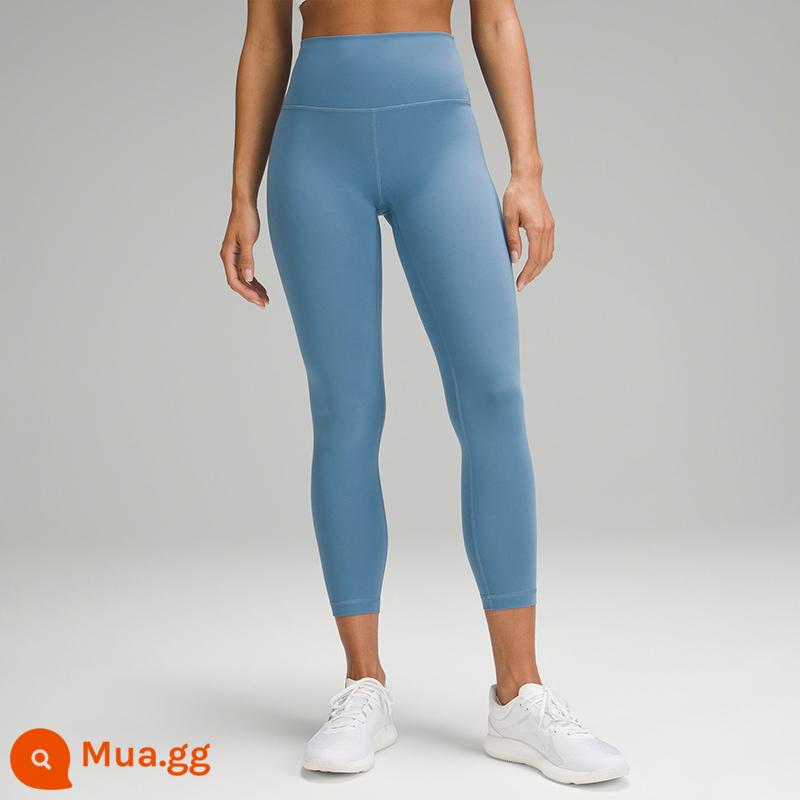 Quần thể thao cạp cao dành cho nữ Wunder Train 25" thoáng khí丨lululemon丨LW5CQDS - trong xanh