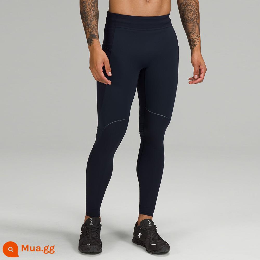 Quần bó thể thao nam Surge Warm丨lululemon丨LM5AEQS - xanh hải quân