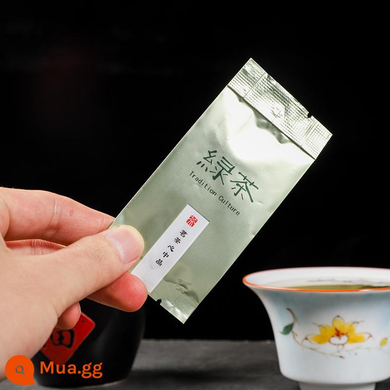 Trà thơm, trà xanh, trà đen, túi nhỏ Longjing, gói nhỏ, túi trà hình tam giác, túi trà khách sạn, LOGO tùy chỉnh một lần - Trà xanh 5g