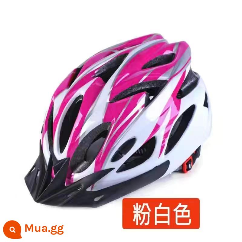 Giao Hàng Mũ Mùa Hè Xe Đạp Điện Đầu Xám Nam Rider Anh Trai Meituan Nón Chống Nắng Thoáng Khí Mũ Bảo Hiểm Nửa - 002 hồng và trắng