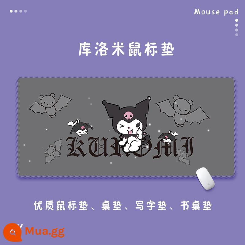 Miếng lót chuột Kulomi ngoại cỡ cô gái dễ thương chơi game chống thấm nước để bàn văn phòng máy tính lớn miếng lót bàn phím để bàn - màu xanh D199 (48)