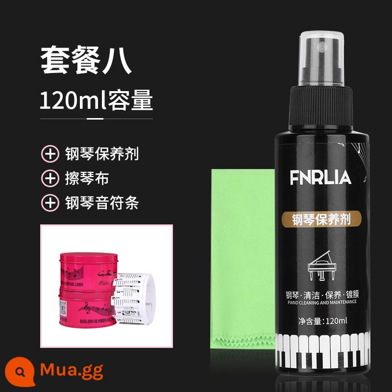 Shanye Pearl River Chất Làm Sạch Đàn Piano Đa Năng Chất Bảo Trì Điều Dưỡng Chất Lỏng Lau Chất Làm Sáng Đàn Piano Gửi Lau Vải Đánh Bóng Đàn Piano - Làm sạch và đánh bóng đàn piano + vải lau đàn piano lớn + thẻ ghi chú