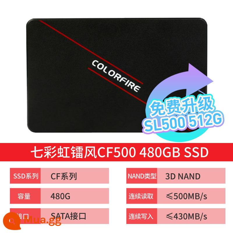 Ổ đĩa trạng thái rắn cho máy tính để bàn SSD SL500 512G 500G đầy màu sắc Giao diện SATA3 2,5 inch - CF500 480GB