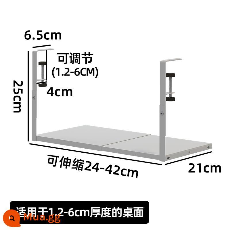 Dưới gầm bàn giá quản lý cáp quản lý cáp hộp khe cắm máy tính đáy bàn đựng cáp dữ liệu dây ổ cắm router wifi gầm bàn - Kiểu 3 kiểu bảng ngắn (màu trắng)