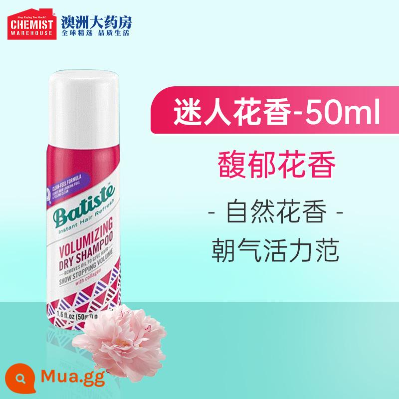 Batiste Xịt dưỡng tóc khô không gội Batiste Dầu gội khô không dầu mềm mượt kiểm soát dầu khô tự nhiên - [Cỡ du lịch] Hương hoa quyến rũ-50ml