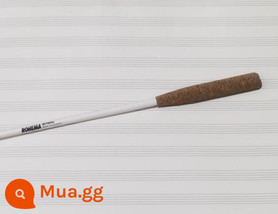 Đức Rohema Sơn trắng bằng sợi carbon bằng sợi carbon Beethoven Cork Tay cầm Lệnh 450mm 61522 - gỗ sơn trắng