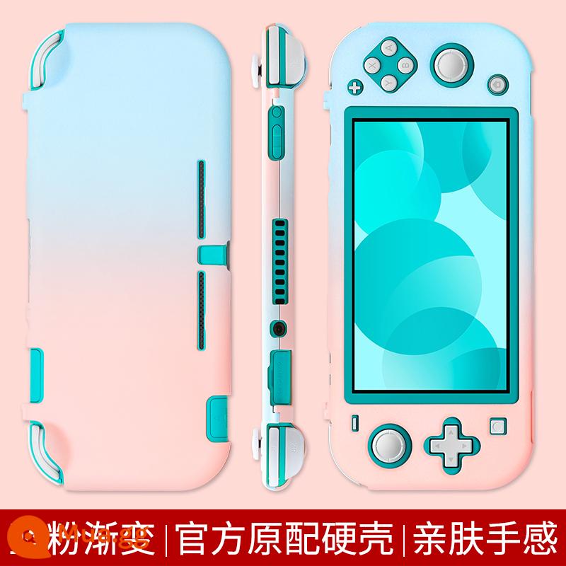 Vỏ bảo vệ Nintendo Switch Lite bao gồm tất cả Vỏ bảo vệ công tắc Vỏ cứng trong suốt Vỏ silicon NSL - Switchlite màu xanh và hồng gradient☆Ốp cứng thân thiện với da√