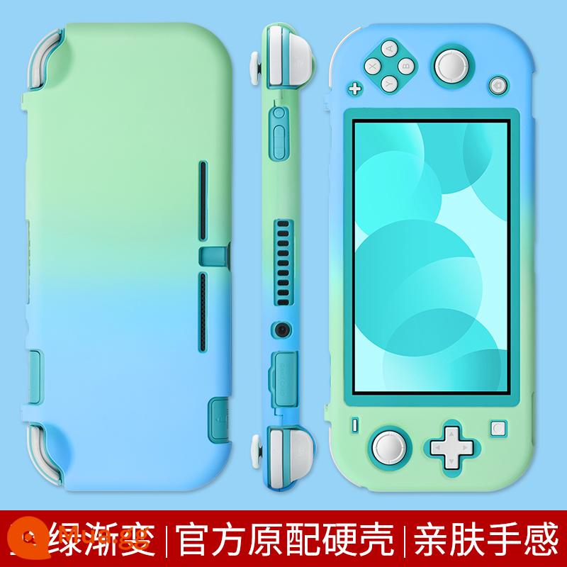 Vỏ bảo vệ Nintendo Switch Lite bao gồm tất cả Vỏ bảo vệ công tắc Vỏ cứng trong suốt Vỏ silicon NSL - Switchlite màu xanh lam-xanh lục☆Ốp cứng thân thiện với da√