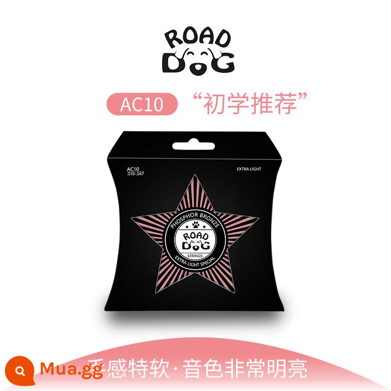 Road Dog Dây Đàn Guitar Dân Gian Bộ 6 Dây Đàn Guitar Bằng Gỗ Phủ Chống Gỉ - AC10