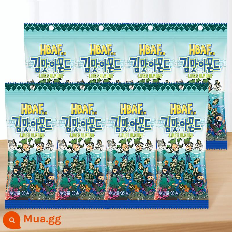 Tom Farm Hàn Quốc Kem Mật Ong Hạnh Nhân Hạt Điều Mù Tạt Hạnh Nhân Hạnh Nhân Snacks Nhập Khẩu - [8 gói] Hạnh nhân vị rong biển 35g*8 gói