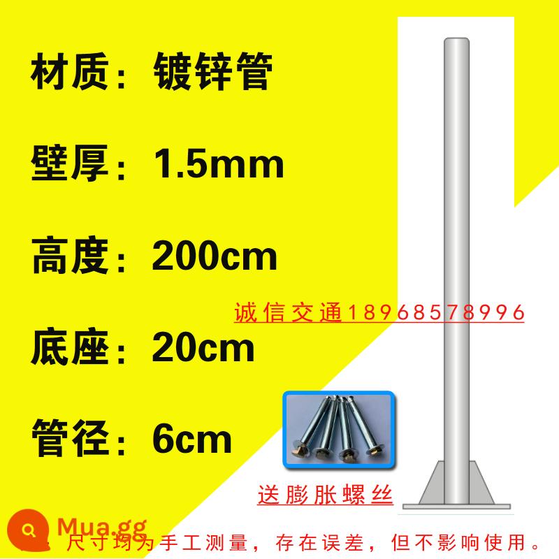 Bãi đậu xe Biển báo P bãi đậu xe ngầm biển báo đường biển báo giao thông biển báo phản quang - Cột 2m, đường kính ống 60mm, đế vuông