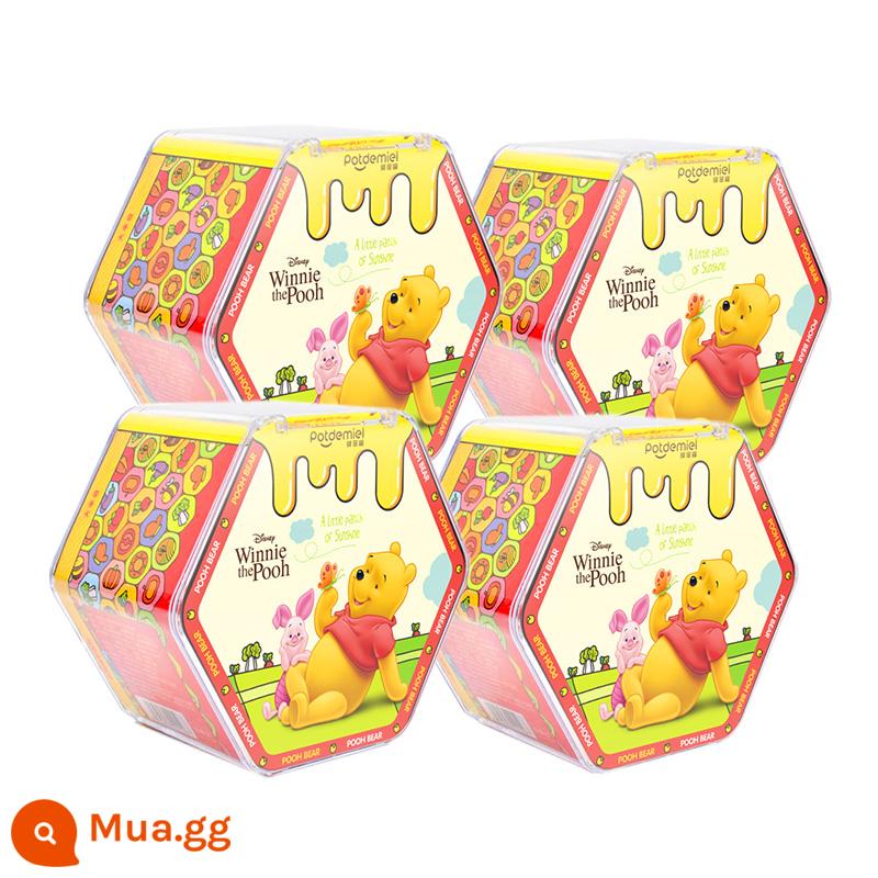 Disney Chính Thức Winnie the Pooh Thu Hoạch Lớn Mặt Dây Chuyền Mù Hộp Series Sang Trọng Búp Bê Búp Bê Học Vật Trang Trí - 4 gói - kiểu dáng ngẫu nhiên