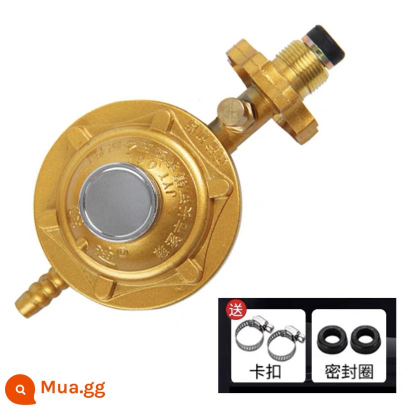 Hộ gia đình tiêu chuẩn quốc gia 0.6 khí hóa lỏng chống cháy nổ van giảm áp chai gas tự khóa van áp suất thấp máy nước nóng gas van áp suất không đổi - 0,6 rò rỉ không khí tự khóa [chống cháy nổ không có đồng hồ đo]