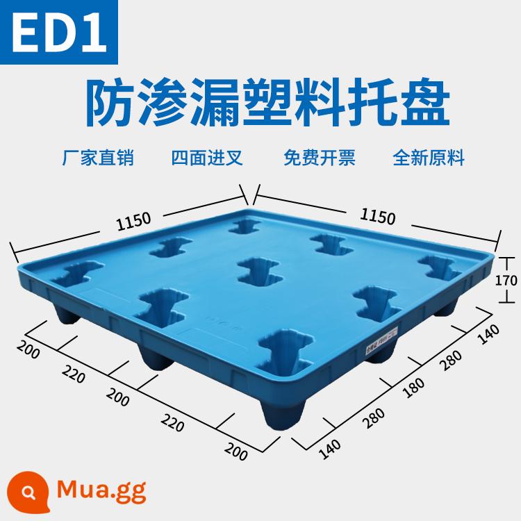 Hóa chất thải nguy hại khay chống rò rỉ bảng thẻ chống rò rỉ đa chức năng thùng dầu chất thải lỏng bệ chống rò rỉ bệ chống rò rỉ - Ưu đãi đặc biệt khay chống rò rỉ 115*115*17cm