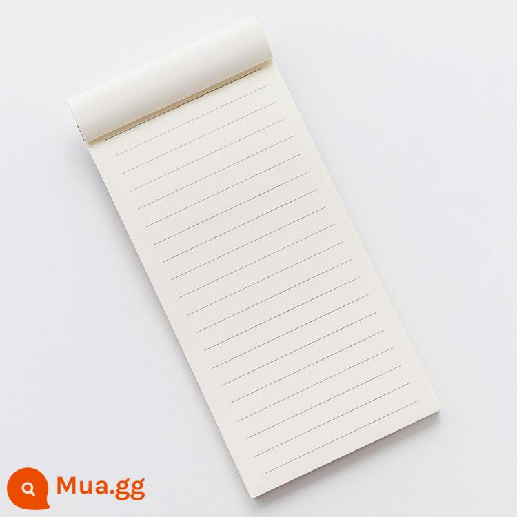 Nhật Bản đơn giản màu da bò cổ điển máy tính xách tay nhỏ xách tay máy tính xách tay notepad sinh viên giấy dán ghi chú thời gian kế hoạch - [Đường ngang] 5 bản