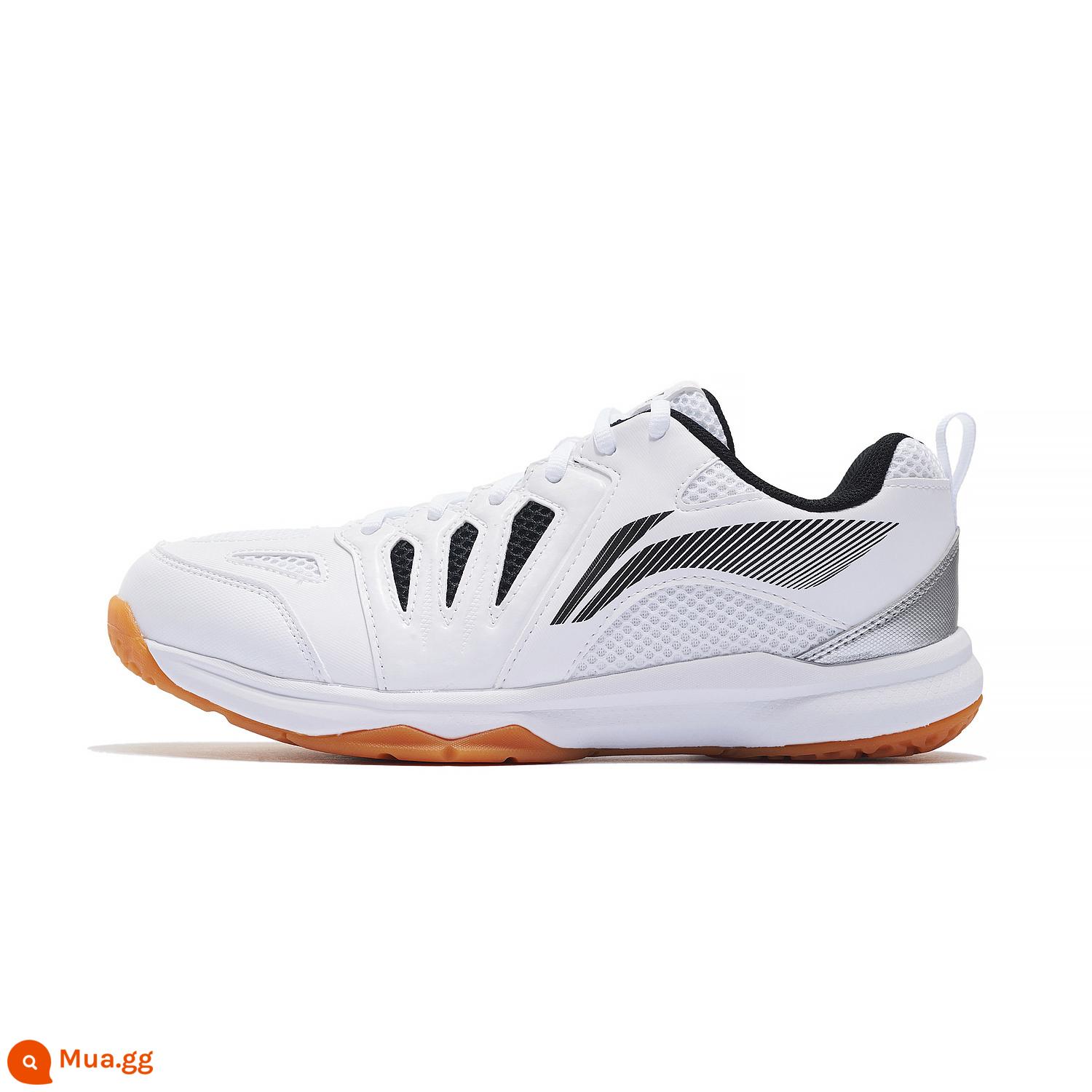 Giày cầu lông Li Ning đôi nam nữ giảm xóc hỗ trợ luyện tập giày thể thao chuyên nghiệp thoáng khí chống mài mòn chống trơn trượt - AYTP011-15 tiêu chuẩn trắng (nam)