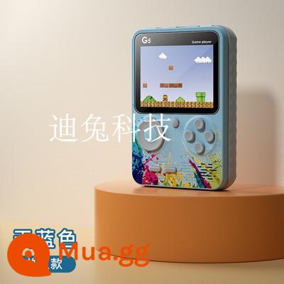 Máy Chơi Game Cầm Tay Sạc Di Động 6000MAh Hoài Cổ Bạn Trai Retro Trẻ Em Đôi Bé Gái Ngay Cả Tivi G6 Cầm Tay - Mẫu thường G5 đĩa đơn màu xanh