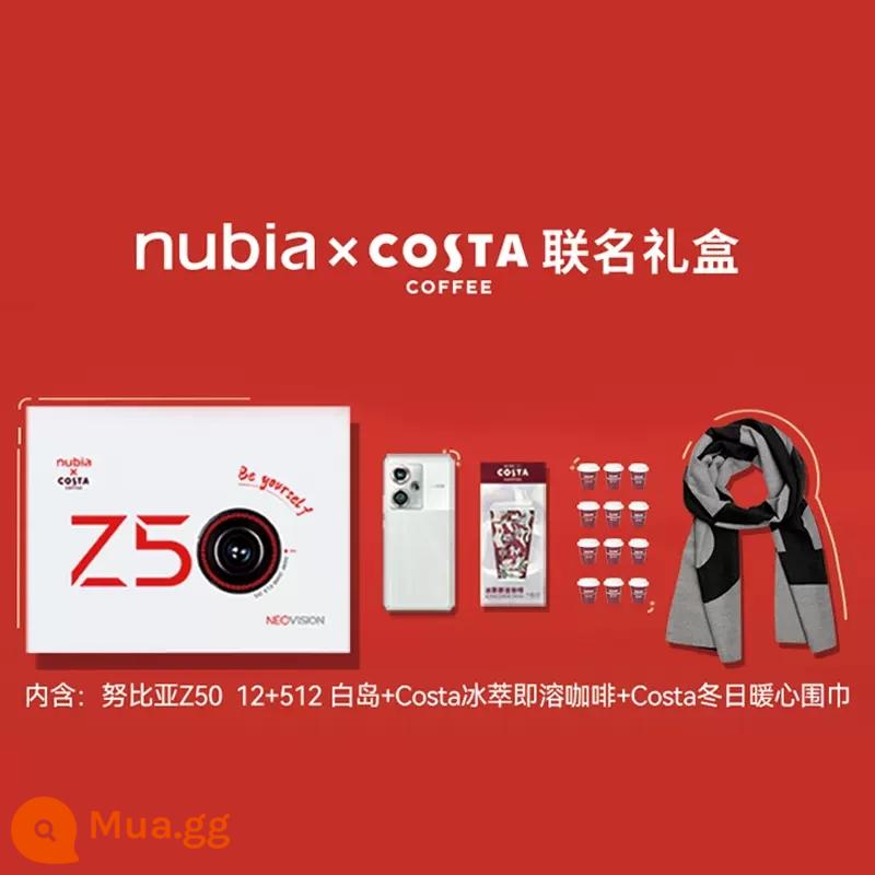 nubia/Nubia Z50 Snapdragon 8gen2 hình ảnh điện thoại thông minh chơi game hàng đầu 5G z40 ZTE - Phiên bản hộp quà COSTA