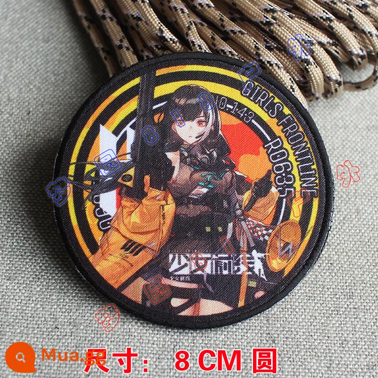 Girls Frontline Velcro Chapter In Armband Gun Girl Hai chiều Ba lô Sticker Griffin 404 Squad Morale Chapter - RO635 [Q kiểu mới 8cm]