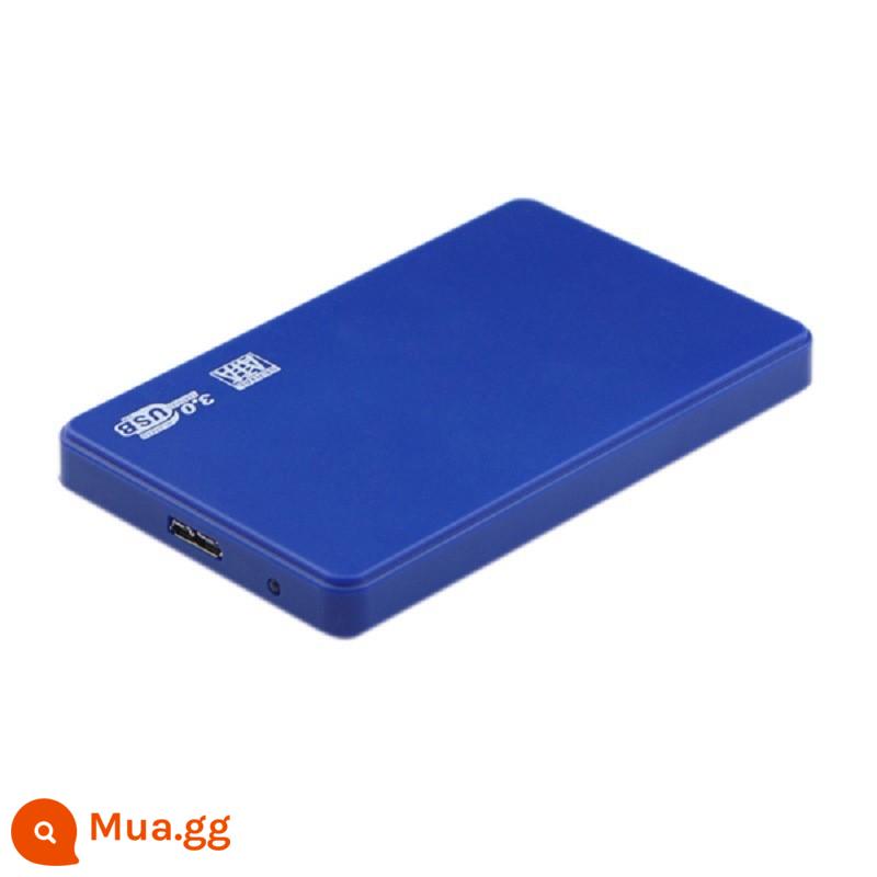 Hộp đĩa cứng di động 2,5 inch bằng nhựa USB3.0 đa hệ thống tương thích với vỏ bảo vệ hộp bên ngoài cổng nối tiếp SATA tốc độ cao - màu xanh da trời