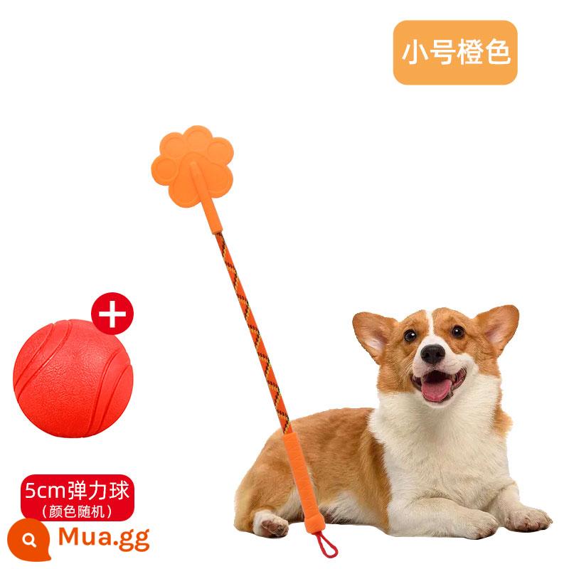 Dog hit dog stick thiết bị huấn luyện chó pet love beat roi huấn luyện dog stick dog hit stick training dog stick training đồ dùng cho chó - Kèn màu cam + bóng nhảy rắn