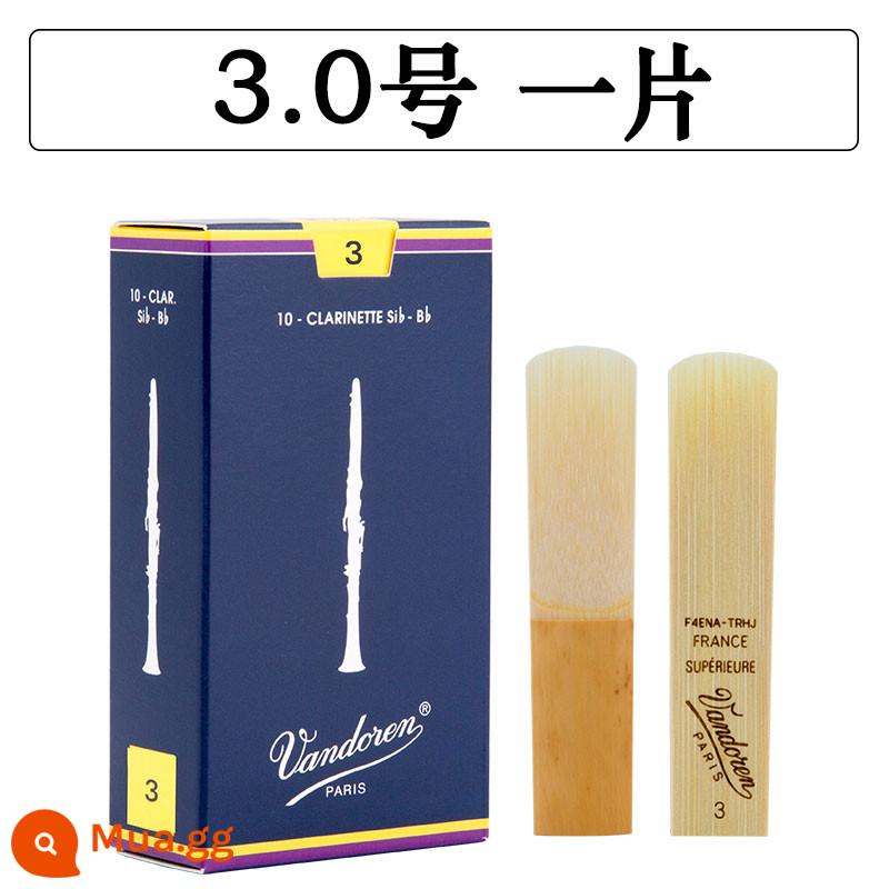 Cậy clarinet Bendlin blue box clarinet sậy dành cho người mới bắt đầu 2.5 No. 3 B Tune nhập khẩu Pháp Vandoren - Wandelin hộp màu xanh B-clarinet phẳng số 3.0 + miễn phí vận chuyển