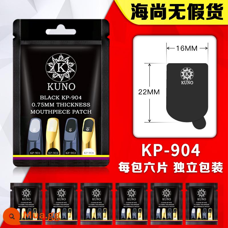 BG saxophone răng miếng đệm clarinet alto sax sáo đầu kim loại miếng răng màu đen trong suốt răng dán clarinet phụ kiện - Jiuye KP-904 sáu chiếc trong một gói [màu đen nhỏ, phù hợp với mọi loại ống ngậm]