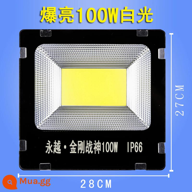 Đèn pha chống nước ngoài trời 220VLED đèn rọi đèn rọi tháp đèn chùm 400w800w1000w1200w1500W - COB nổ 100W, Giá trải nghiệm thua lỗ