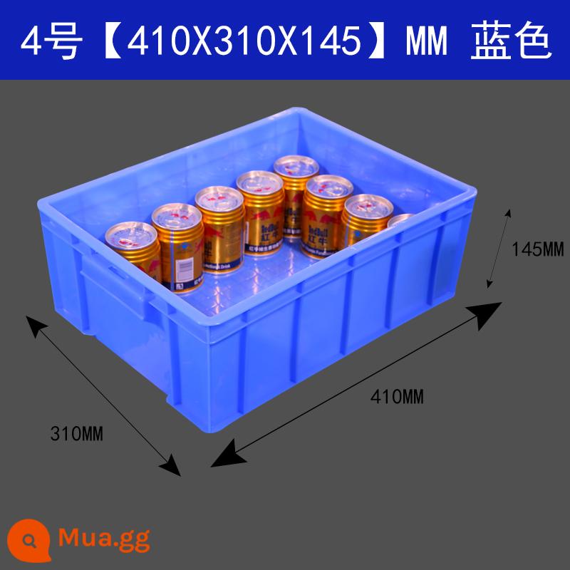 Hộp phụ tùng Hộp doanh thu Hộp vật liệu Hộp vít Hộp phụ kiện Hộp nhựa Hộp công cụ phần cứng Hộp lưu trữ - Màu xanh 4 #410X310X145