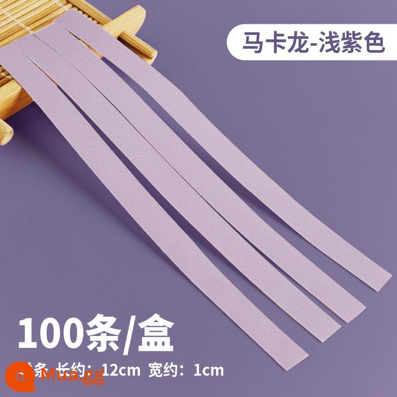 Cut-free guzheng băng biểu diễn chuyên nghiệp băng trẻ em thở thử nghiệm đặc biệt chống dính dính tốt đàn tỳ bà - Macaron tím nhạt 1 hộp