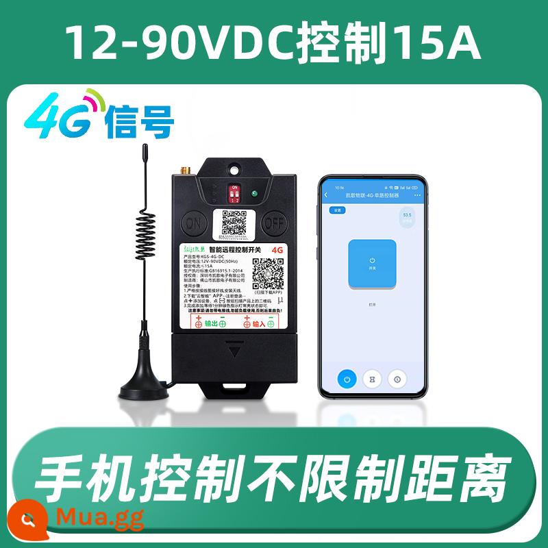 4G Điện Thoại Di Động Công Tắc Điều Khiển Từ Xa GSM Ứng Dụng Máy Bơm Nước Thông Minh 220V Không Dây Điều Khiển Từ Xa Bộ Điều Khiển Động Cơ 380 - Bộ điều khiển điện thoại di động 12-90V [tín hiệu 4G]