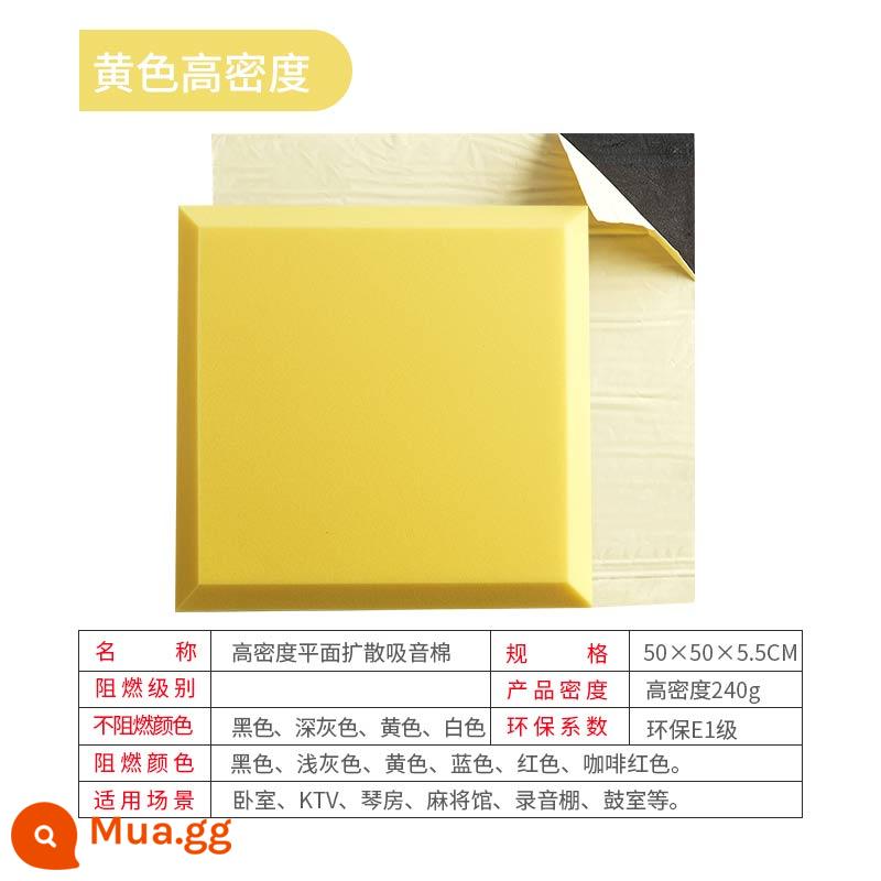 Âm thanh âm thanh cách điện nhạc phim cotton ploundboard wall âm thanh -thu hút bức tường cotton sticker phòng ngủ trong phòng ngủ phòng ngủ piano phòng trống ktv rạp chiếu phim - 10 miếng cotton phẳng 5CM, keo dán mật độ cao (màu vàng)