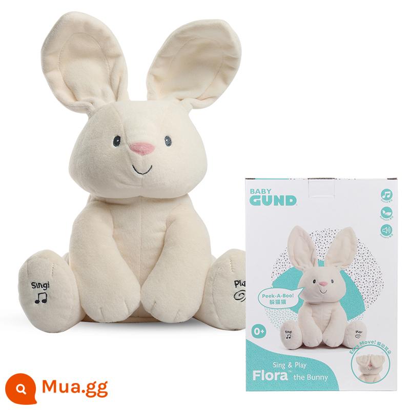 [Tự vận hành] gund con voi con con voi sang trọng búp bê trẻ em đồ chơi thoải mái búp bê sinh nhật con chó con chim cánh cụt - Thỏ Nhỏ (trốn tìm, ca hát)