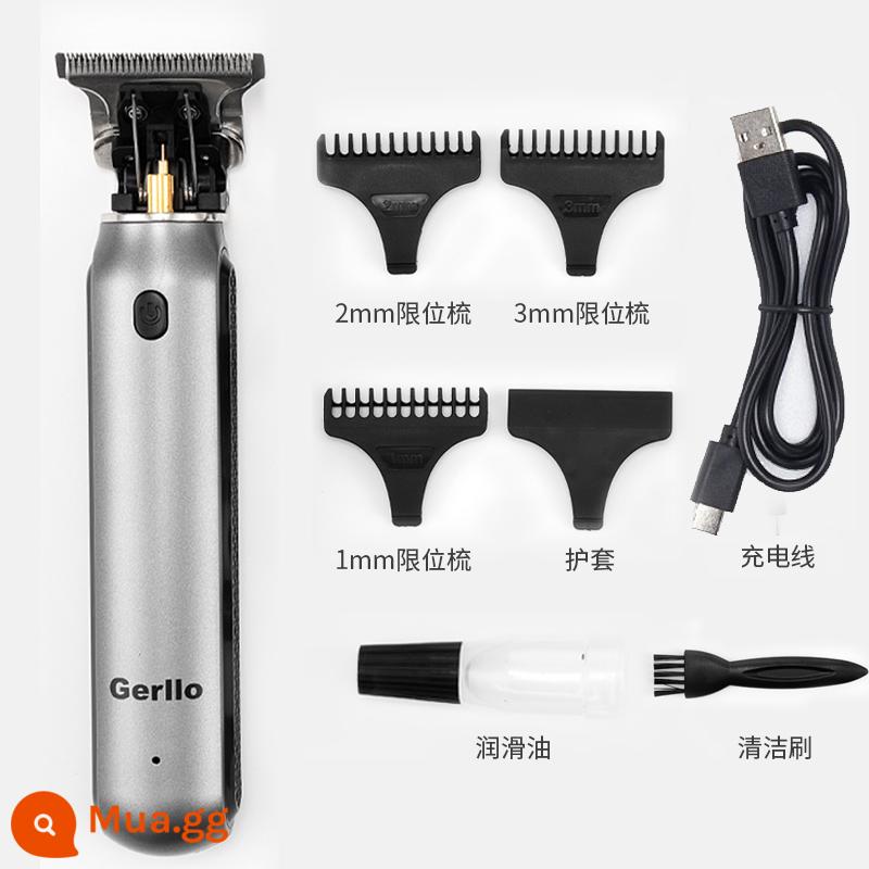 Đức tóc điện clipper nhà tự phục vụ cạo đầu hiện vật đặc biệt đầu dầu khắc tóc salon tóc clipper - xám