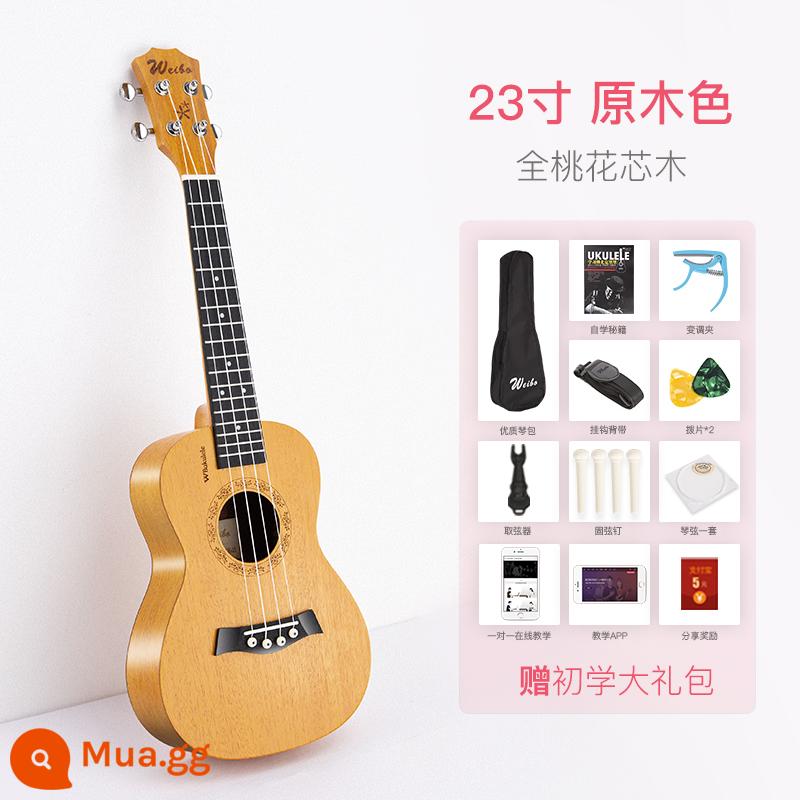 Weber Đàn Ukulele Người Mới Bắt Đầu Bé Trai Và Bé Gái Người Mới Bắt Đầu Người Mới Bắt Đầu Đàn Ukulele Trẻ Em Đàn Guitar Nhỏ Soái Hạm Store Nhạc Cụ - Màu gỗ 23 inch [mẫu bán chạy] giá sự kiện 78