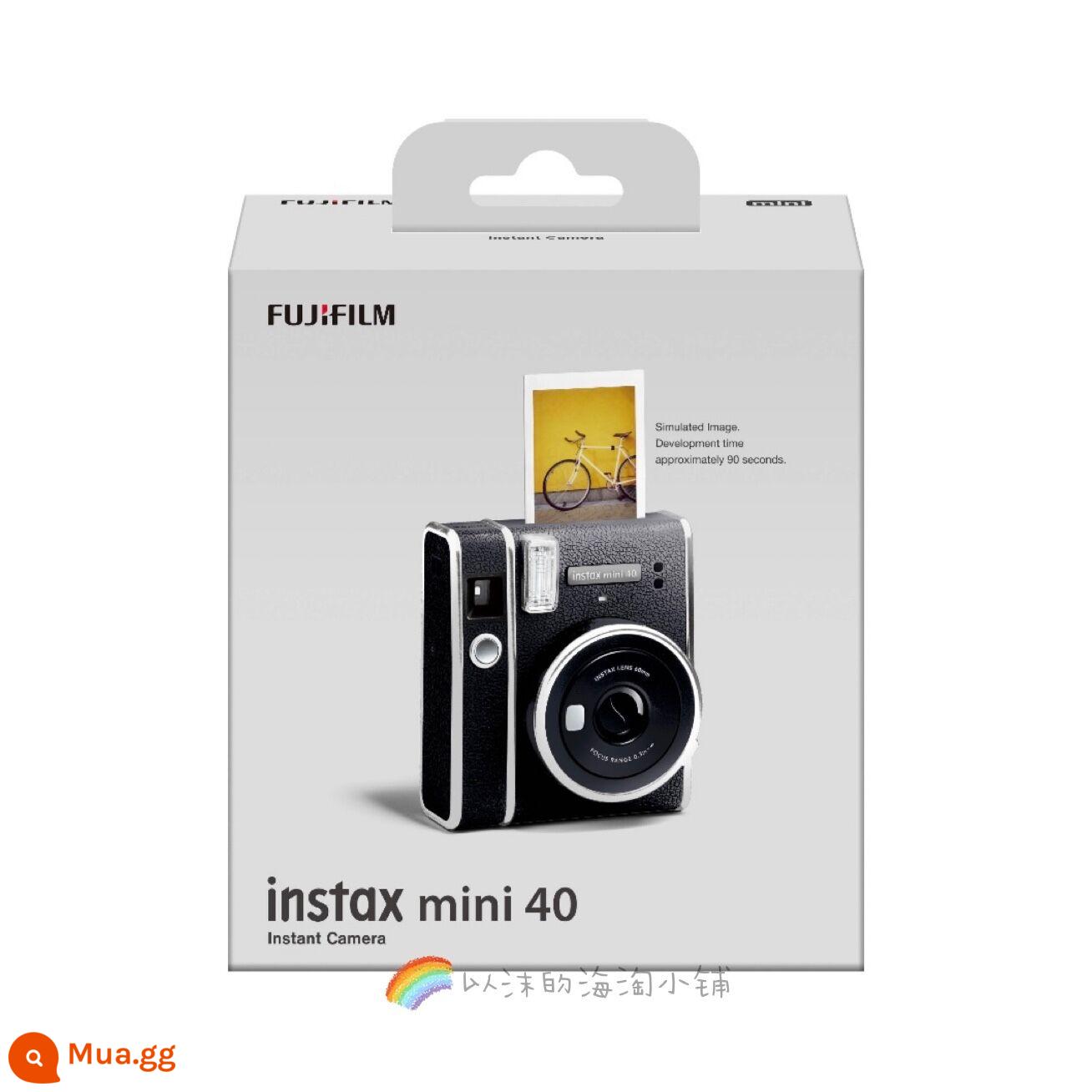 Máy ảnh Fujifilm Instax mini40 chụp ảnh one-shot màu đen cổ điển chính hãng ở nước ngoài - Màu đen vận chuyển trong vòng 15 ngày