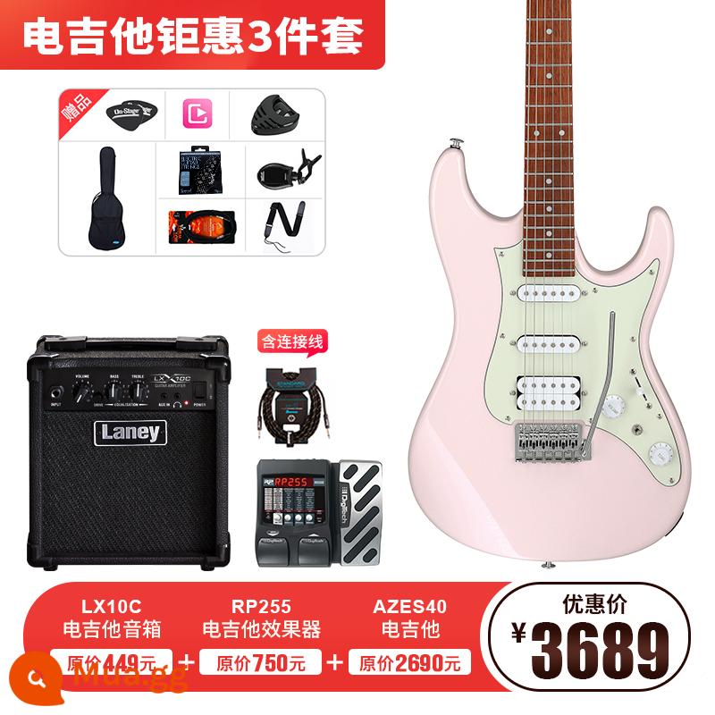 Cửa hàng hàng đầu chính thức của Ibanez IZA Azes31/Azes40 Electric Guitar Signatiat - AZES40-PPK [Bộ ba mảnh giá trị LX10C]